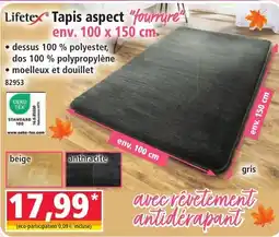 Lifetex Tapis aspect "fourrure"