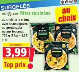 Villa Gusto Pâtes cuisinées
