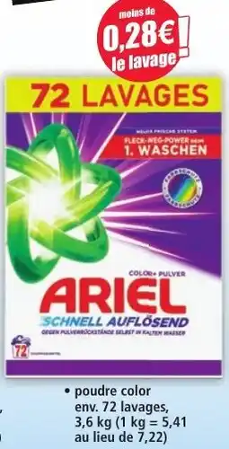 ARIEL poudre color