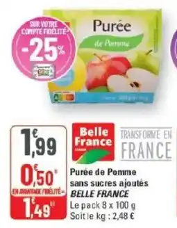 Belle France Purée de Pomme