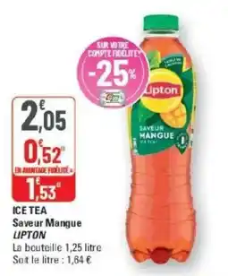 Lipton Ice Tea Saveur Mangue