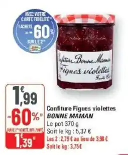 BONNE MAMAN Confiture Figues violettes