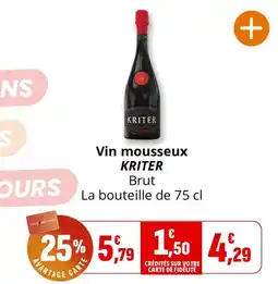 Kriter vin mousseux brut