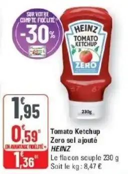 HEINZ Tomato Ketchup Zero