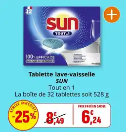 SUN Tablette lave-vaisselle Tout en 1