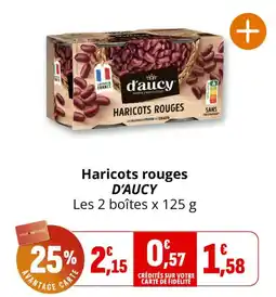 D'AUCY Haricots rouges