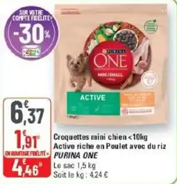 PURINA ONE Croquettes mini chien