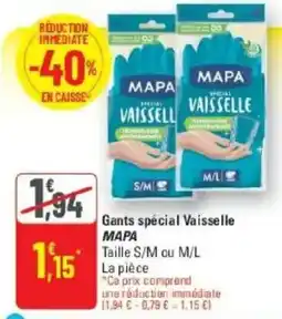MAPA Gants spécial Vaisselle