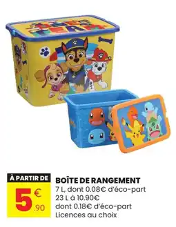 Boîte de Rangement
