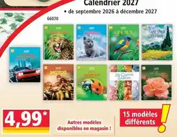 Calendrier 2027