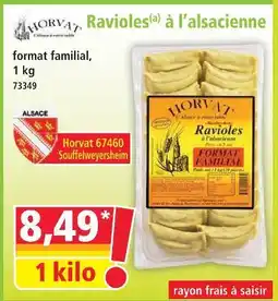 Horvat ravioles à l'alsacienne format familial