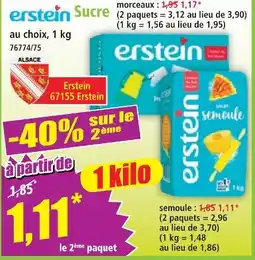 Erstein sucre morceaux