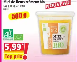 Miel de fleurs crémeux bio