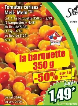 Tomates cerises meli-melo