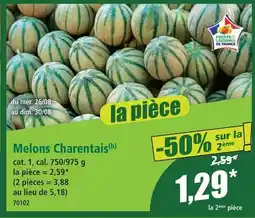 Melons charentais