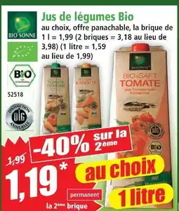 Bio sonne jus de légumes vert