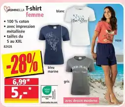 Jasminella t-shirt femme