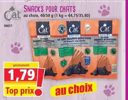 Cat snacks pour chats