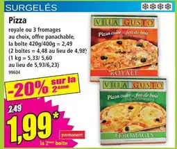 Villa gusto pizza royale
