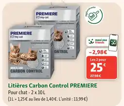 Premiere litières carbon control