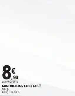 La Barquette Mini Rillons Cocktail