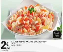 Salade de Duo Ananas et Carottes