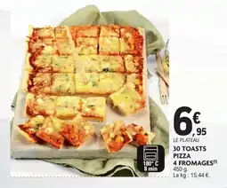 30 toasts pizza 4 fromages