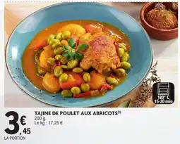 Tajine de poulet aux abricots