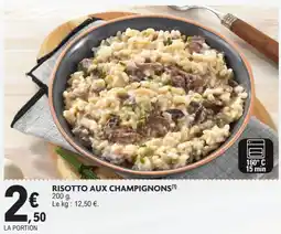 Risotto aux champignons