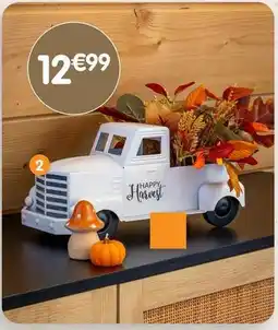 B&m - voiture avec composition florale