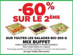 Mix buffet sur toutes les salades