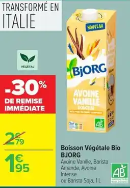 BJORG Boisson Végétale Bio