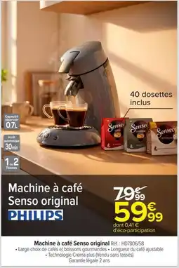 PHILIPS Machine à café Senso original