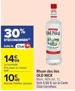 Old Nick Rhum Blanc