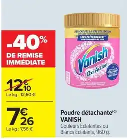 Vanish Poudre détachante