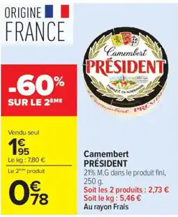 Camembert PRÉSIDENT