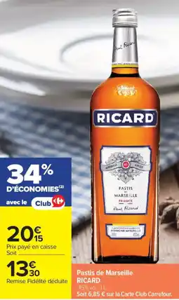 Ricard pastis de marseille