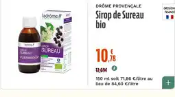 Drôme provençale sirop de sureau