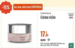 CENTIFOLIA Crème riche