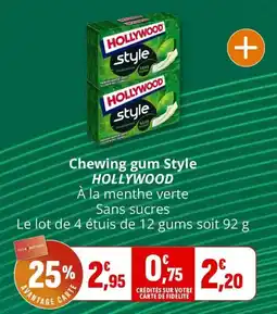 HOLLYWOOD chewing gum Style