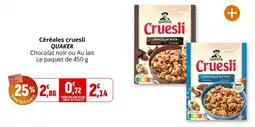 QUAKER Céréales cruesli