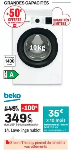 beko Lave-linge hublot