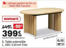 Tino Table extensible