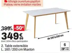 Maxton Table extensible