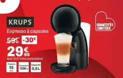 KRUPS Expresso à capsules