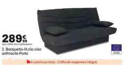 Porto Banquette-lit clic-clac