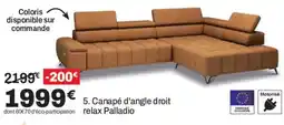 Palladio Canapé d'angle droit relax