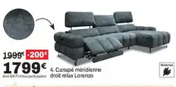 Lorenzo Canapé méridienne droit relax