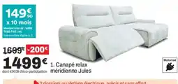 Jules Canapé relax méridienne