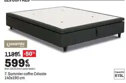 Dreamée Édition Sommier coffre Céleste